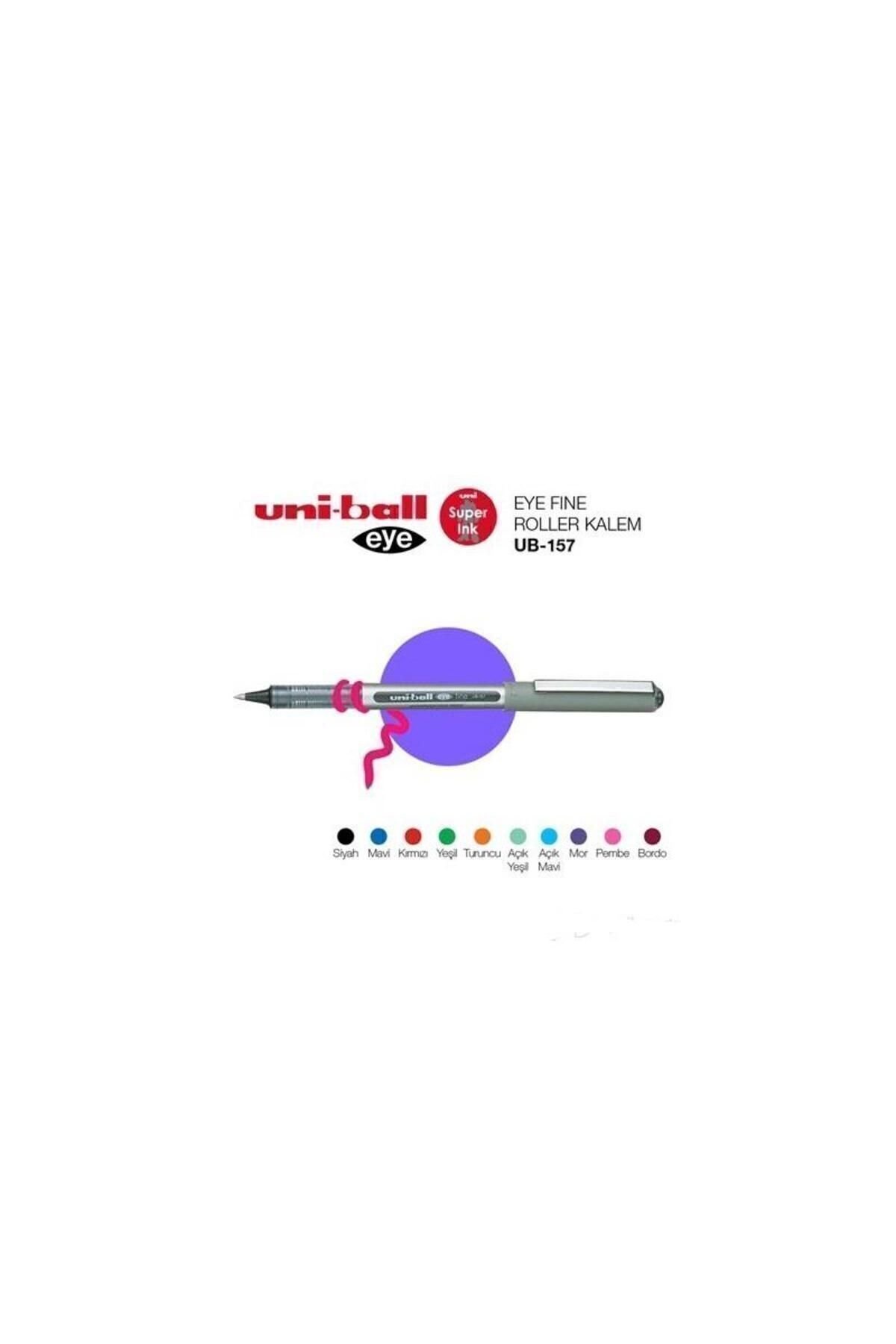 -ball Roller Kalem Eye Fine Bilye Uç 0.7 Mm Pembe Ub-157