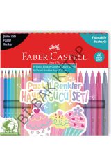 Faber Pastel Renkler Hayal Gücü Seti 20 Li 000107