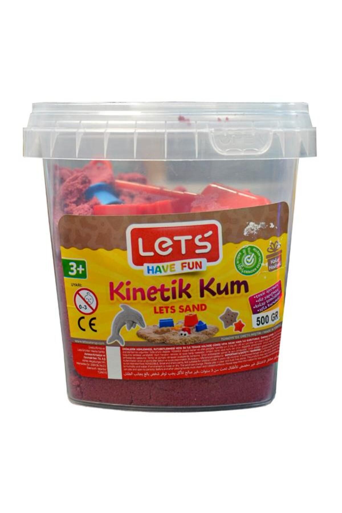 Lets Kinetik Kum 500 gr Pembe L10160