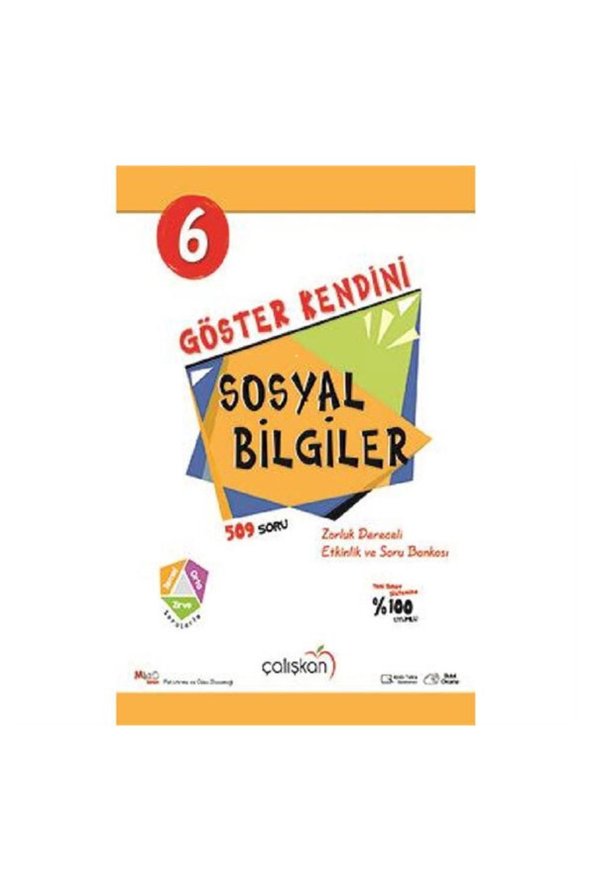 Çalışkan 6 Sınıf Sosyal Bilgiler Göster Kendini Soru Bankası U311457