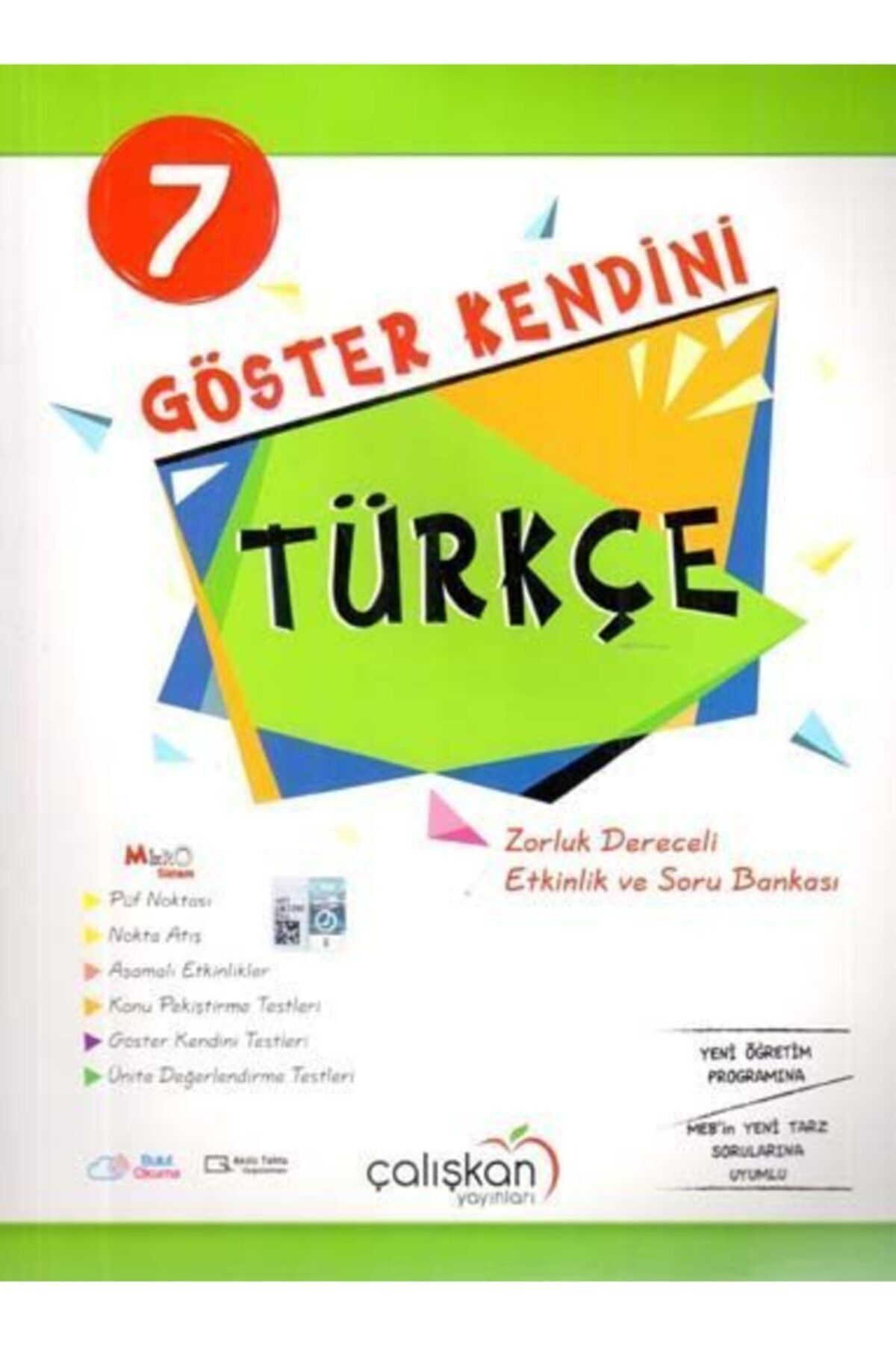 Çalışkan 7. Sınıf Türkçe Göster Kendini Etkinlik ve Soru Bankası 2019