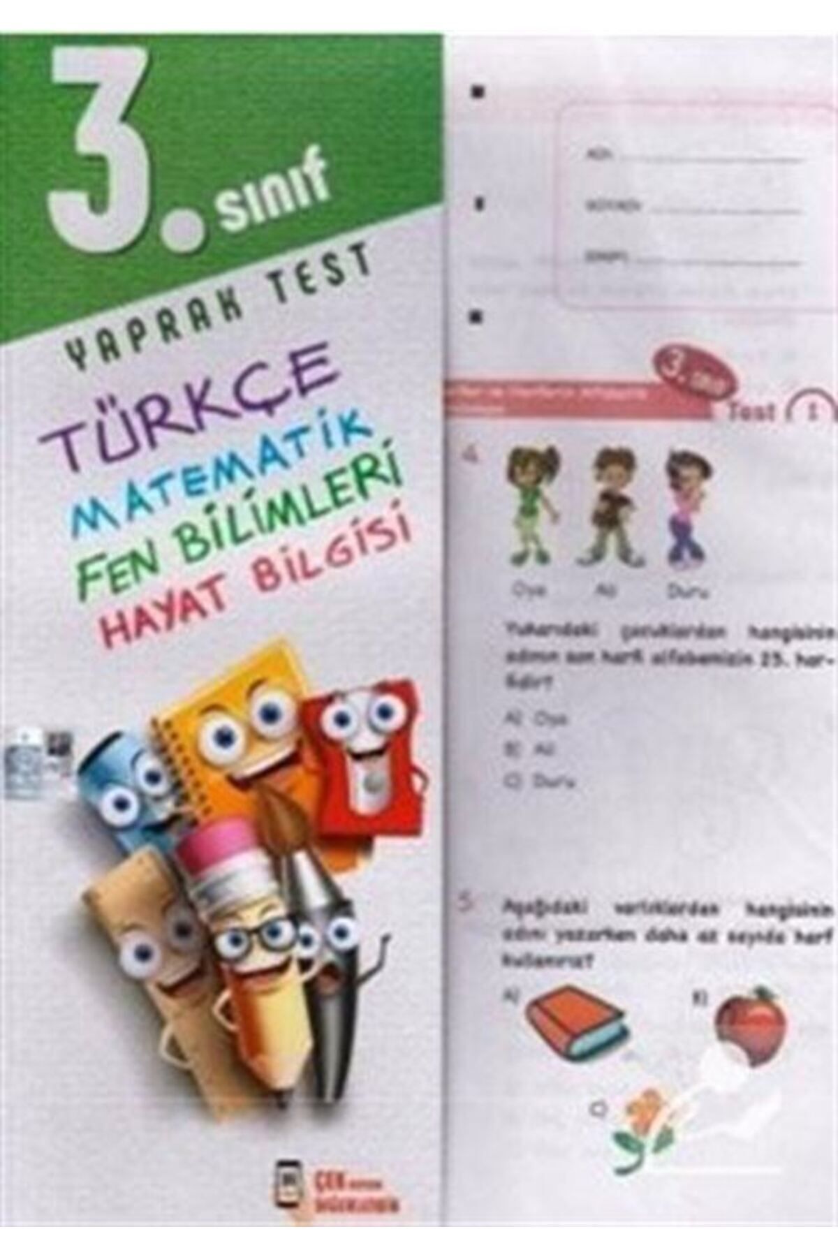 3.sınıf Tüm Dersler Yaprak Test