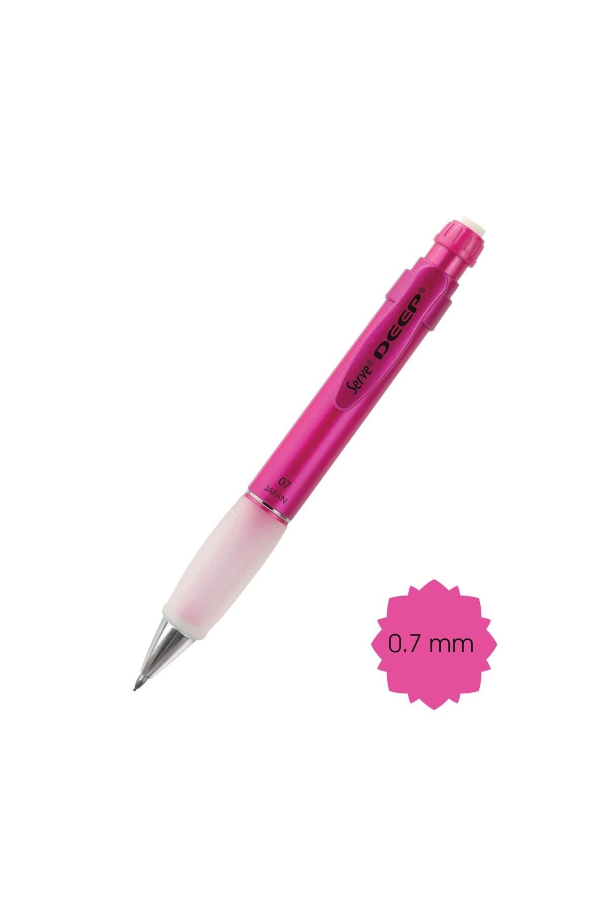 Deep Mekanik Kurşun Kalem 0.7mm - Metalik Pembe