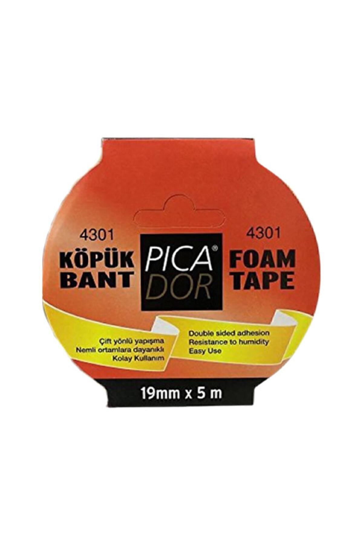 Pıcador 4301 5 Mt X 19 Mm Çift Taraflı Köpük Bant