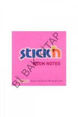 Stickn Neon Pembe 76x76 100 Yaprak Not Kağıdı