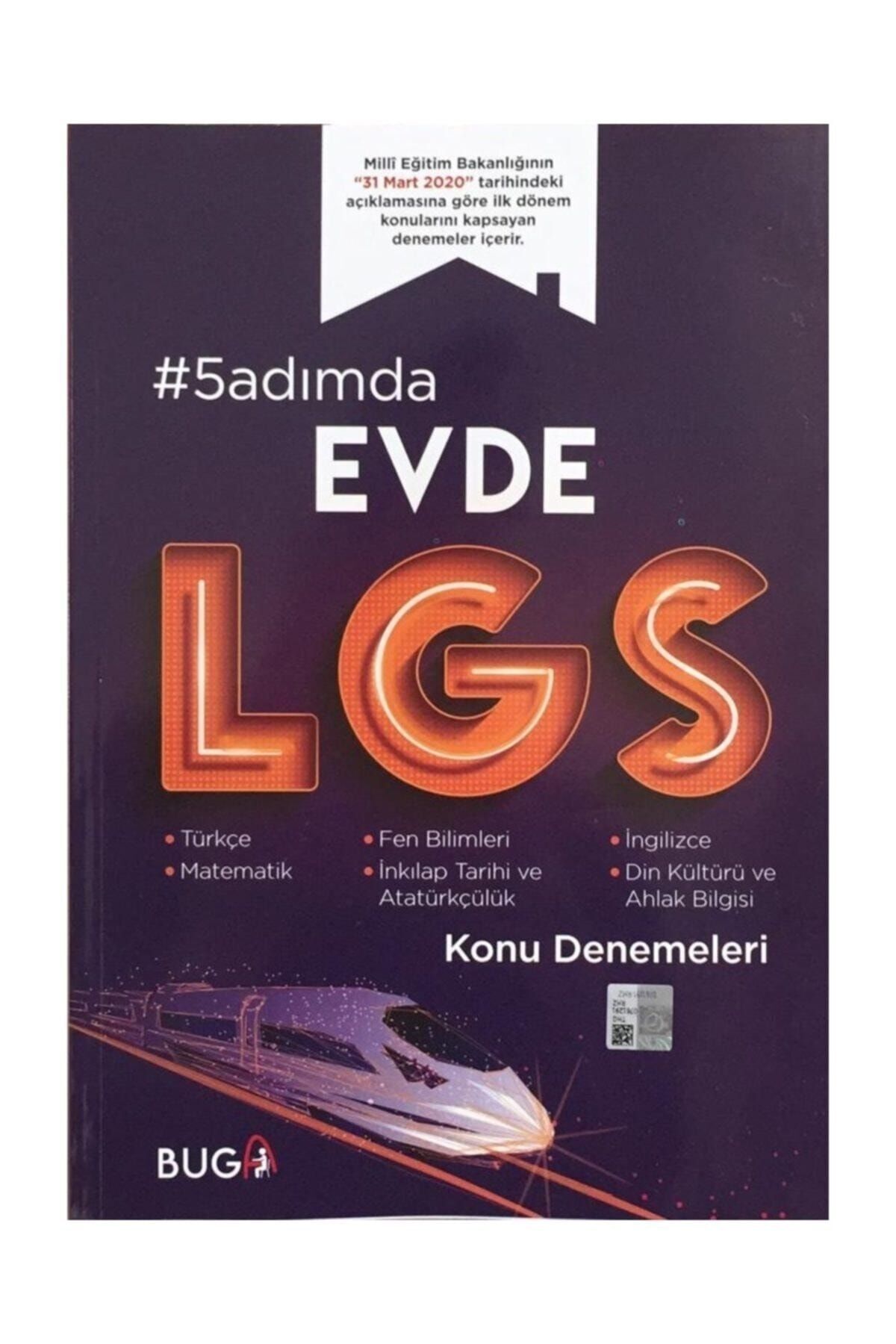 1.dönem 5 Adımda Evde Lgs Konu Denemeleri