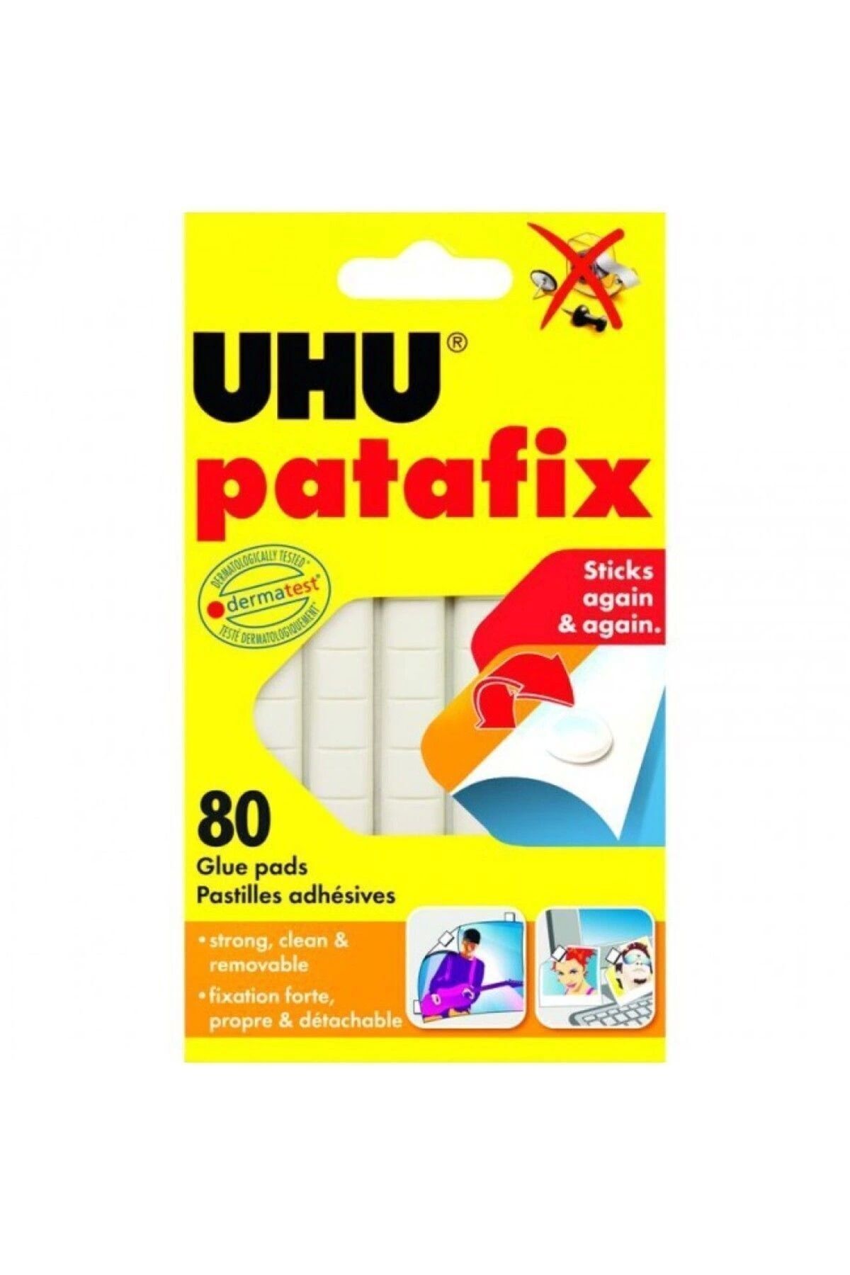 Patafix Glue Pads Yapıştırıcı Beyaz 80'li