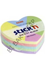 Stickn Yapışkan Notblok 64x67 Pastel Kalp 250 Yp 21835