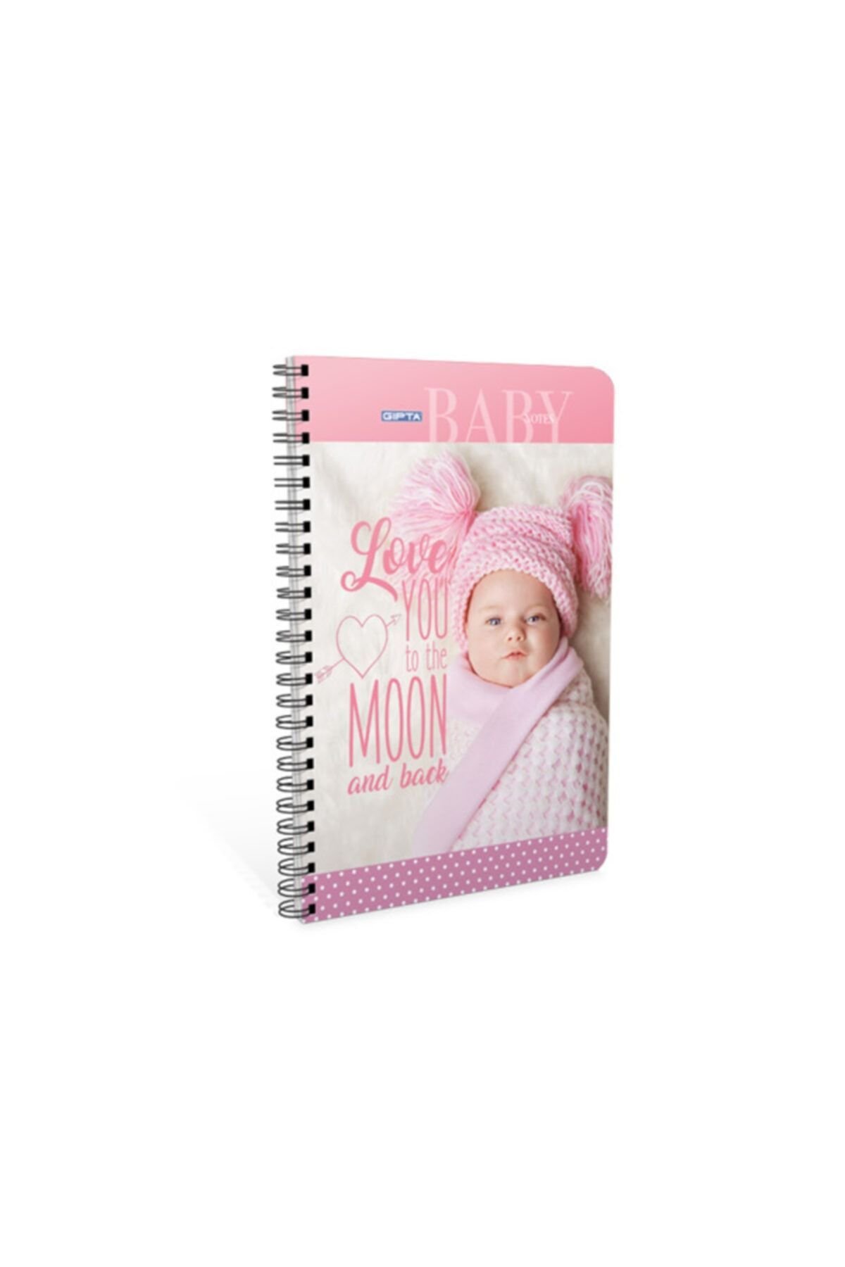 A6 Spiralli Defter Baby Ofset Plastik Kapak Kareli 80 Yaprak 3-6600000-2011 (36 Lı Paket)