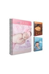 A6 Spiralli Defter Baby Ofset Plastik Kapak Kareli 80 Yaprak 3-6600000-2011 (36 Lı Paket)