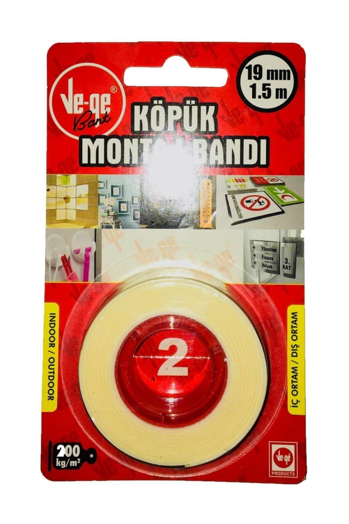 Köpük Montaj Bandı 19 Mm X 1.5 Metre