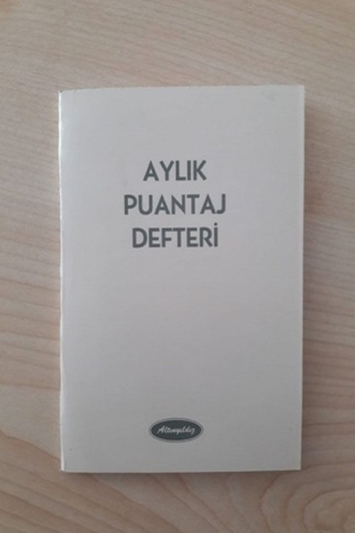 Altın Yıldız Aylık Puantaj Defteri 12 Adet 10*14