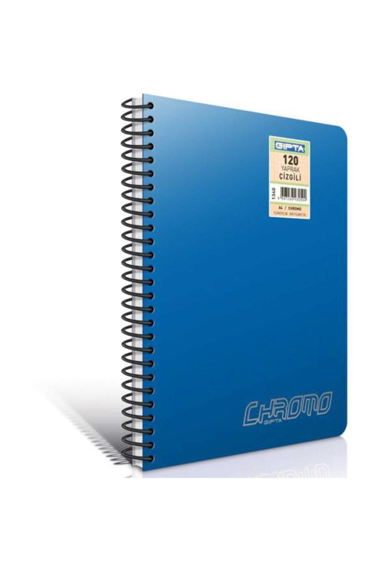 Chromo Spiralli Pp Kapak Defter A4 100 Yaprak Kareli