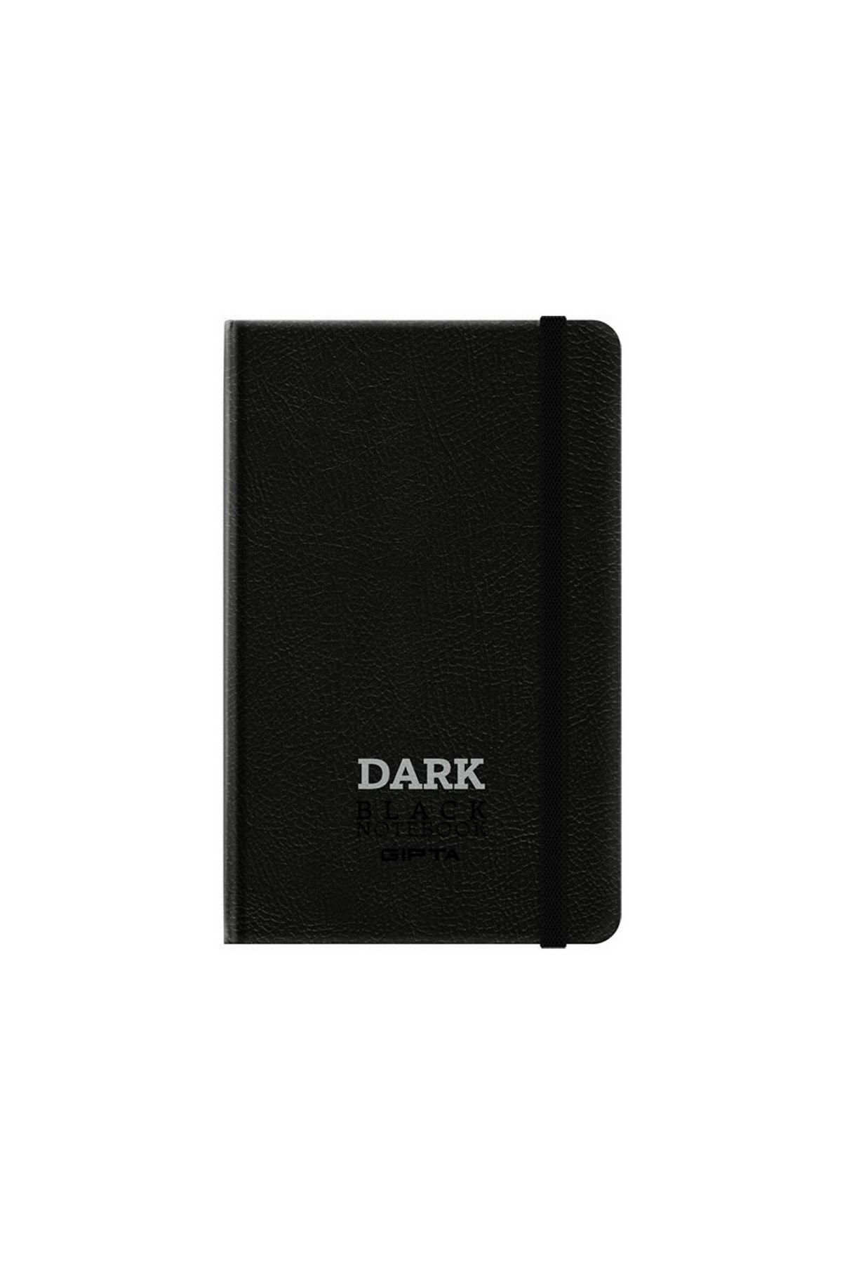 Dark 9x14 64 Yaprak Çizgisiz Siyah Yapraklı Defter