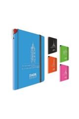 Dark 9x14 64 Yaprak Çizgisiz Siyah Yapraklı Defter