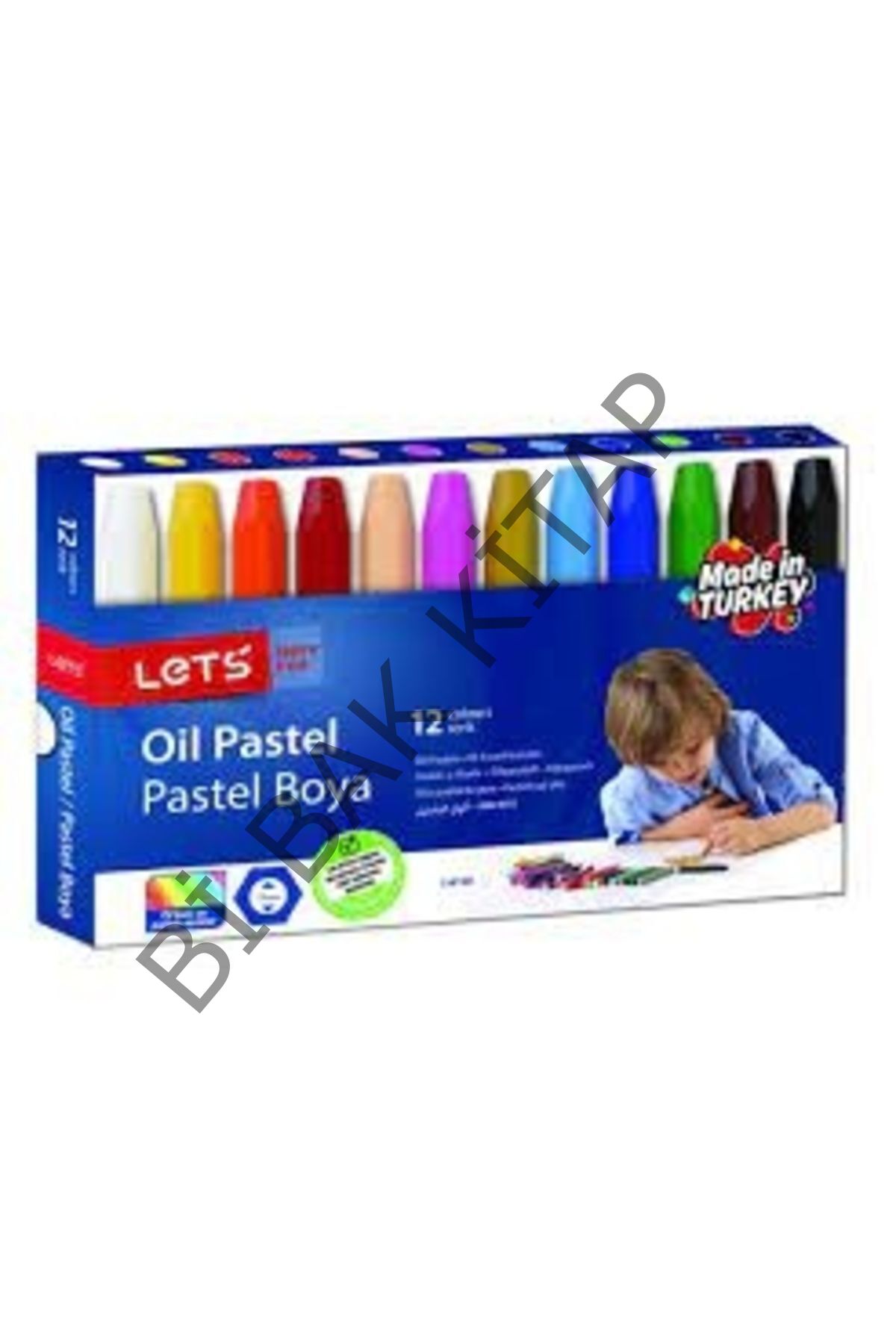 12 Renk Pastel Boya L-6120