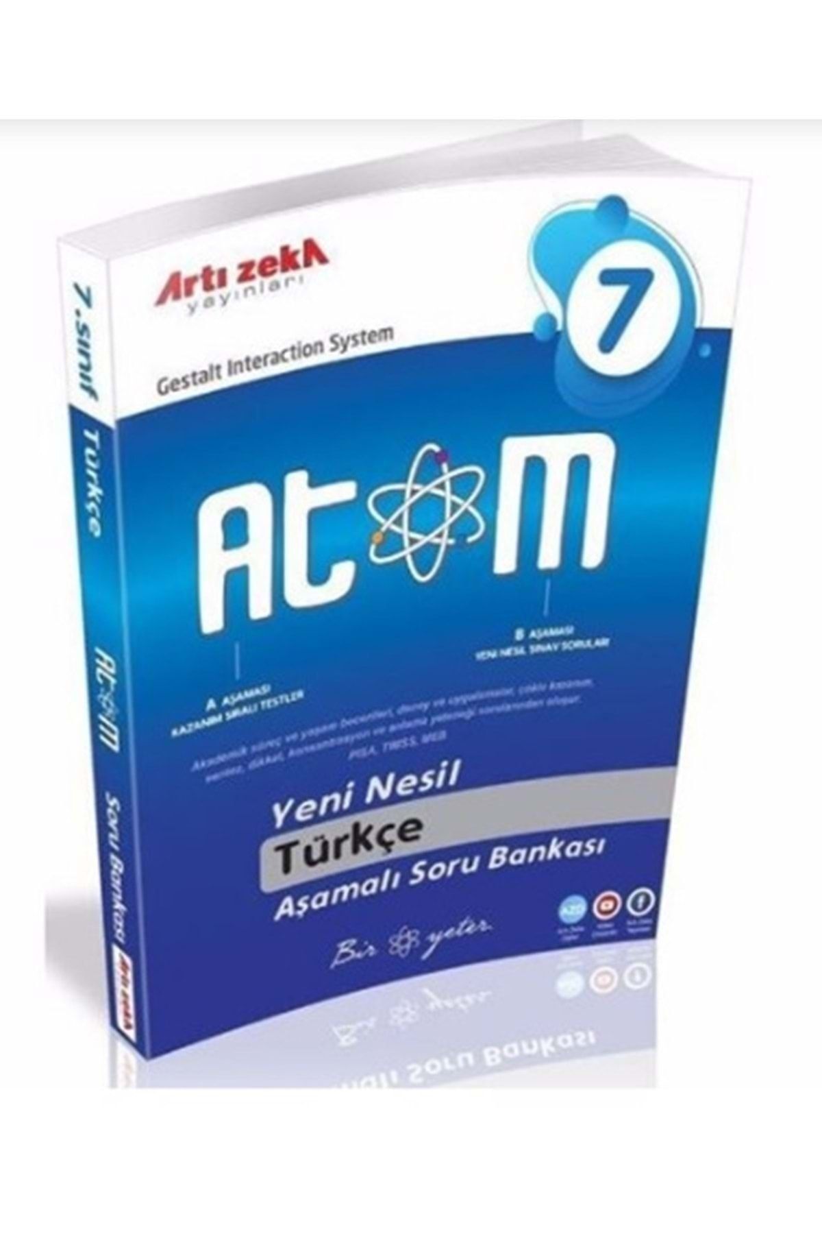 Artı Zeka 7.sınıf Atom Türkçe Aşamalı Soru Bankası