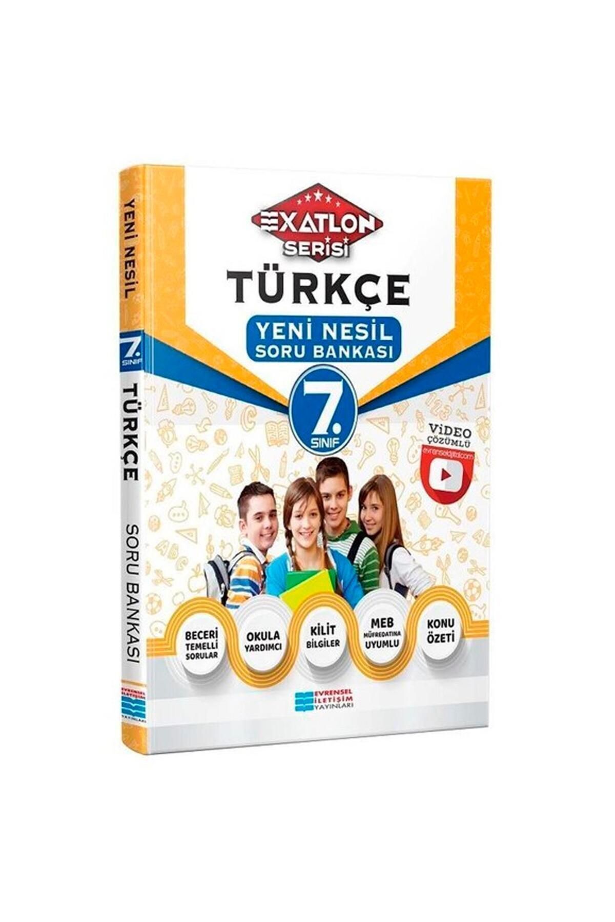 Evrensel Iletişim Yayınları 7. Sınıf Türkçe Exatlon Serisi Çözümlü Yeni Nesil Soru Bankası 2021