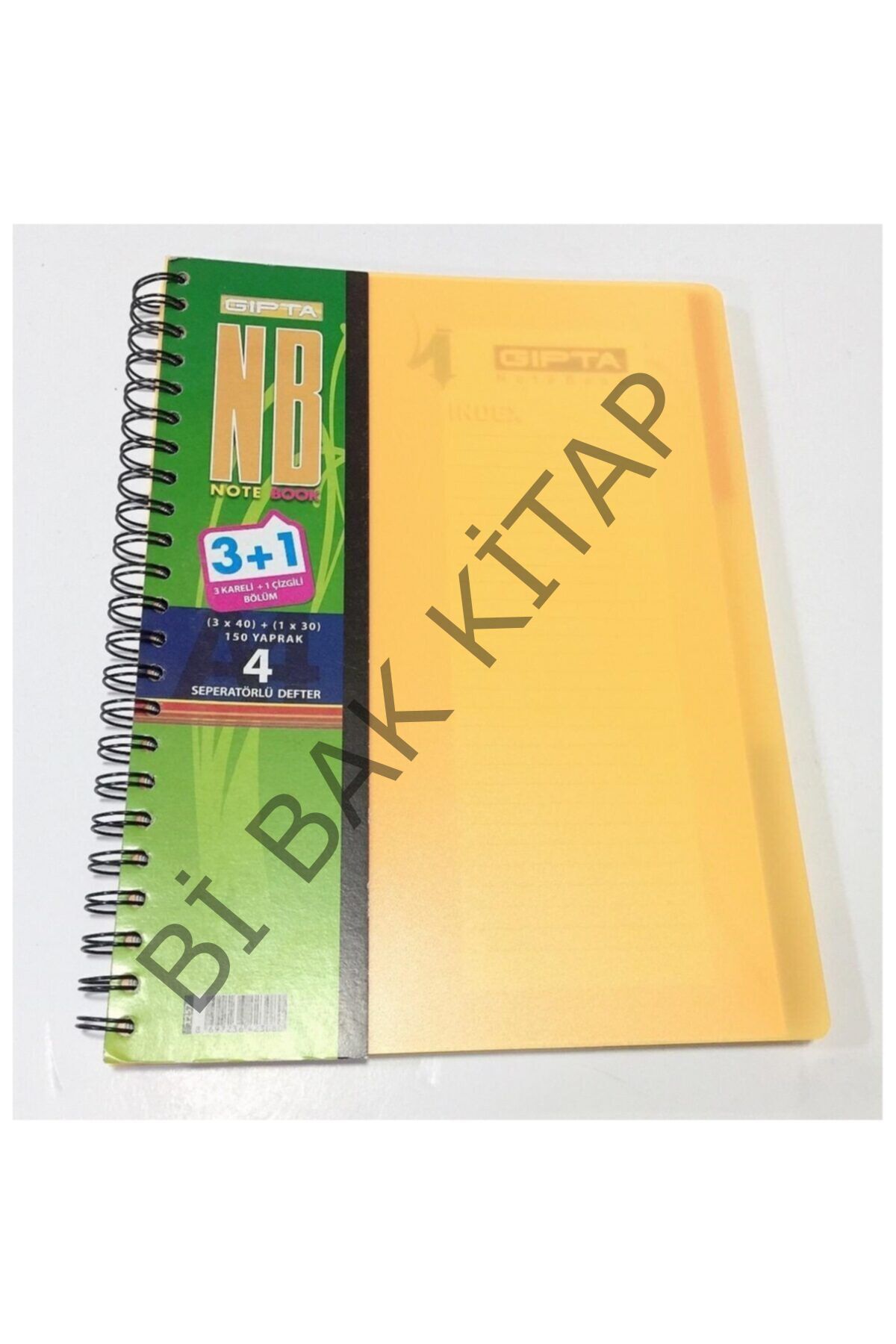 Nb 3+1 150 Yp Sp Pp Kapak Defter