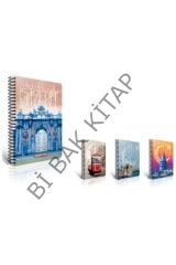 Spiralli Defter Istanbul Karton Kapak Çizgili 80 Yp A4