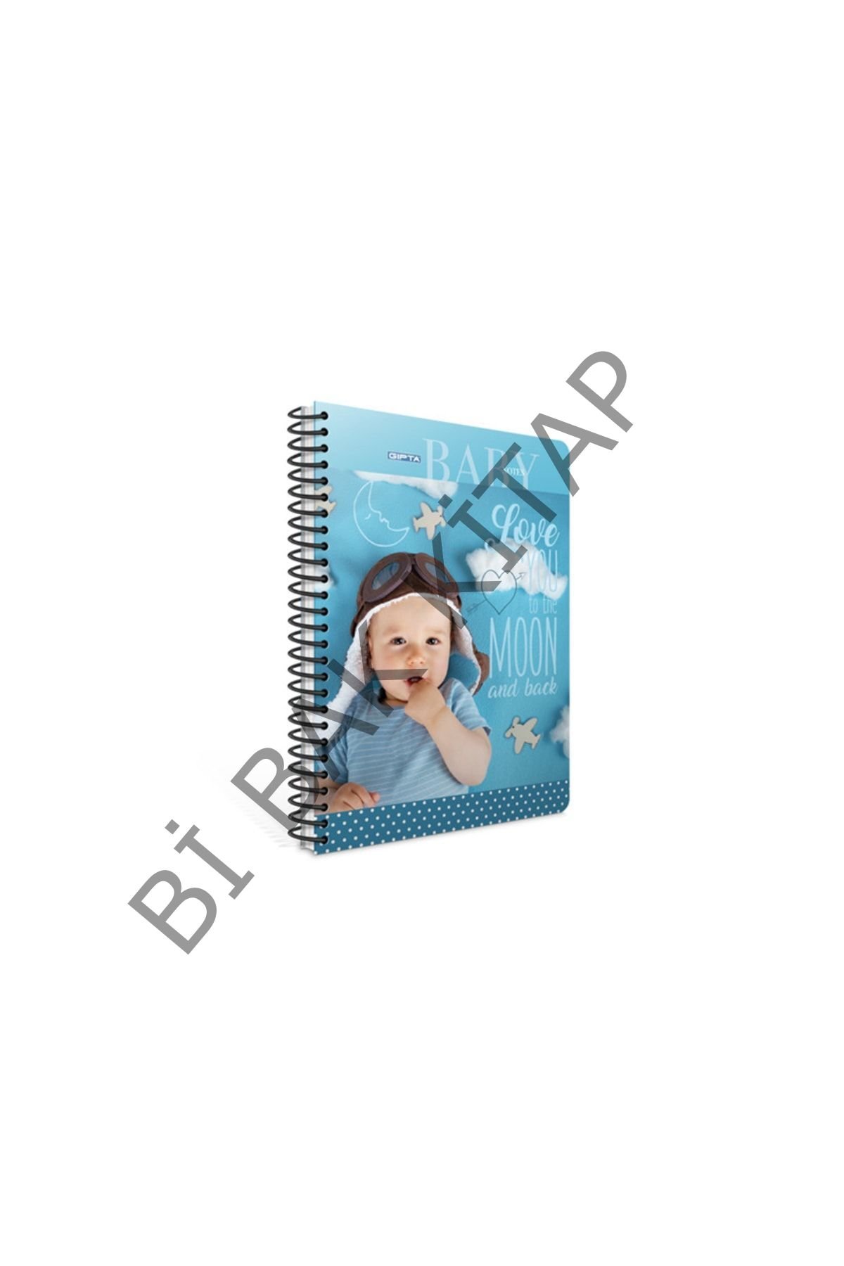 Baby Spiral Karton Kapak Defter (a4) 80 Yaprak ( Çizgili )