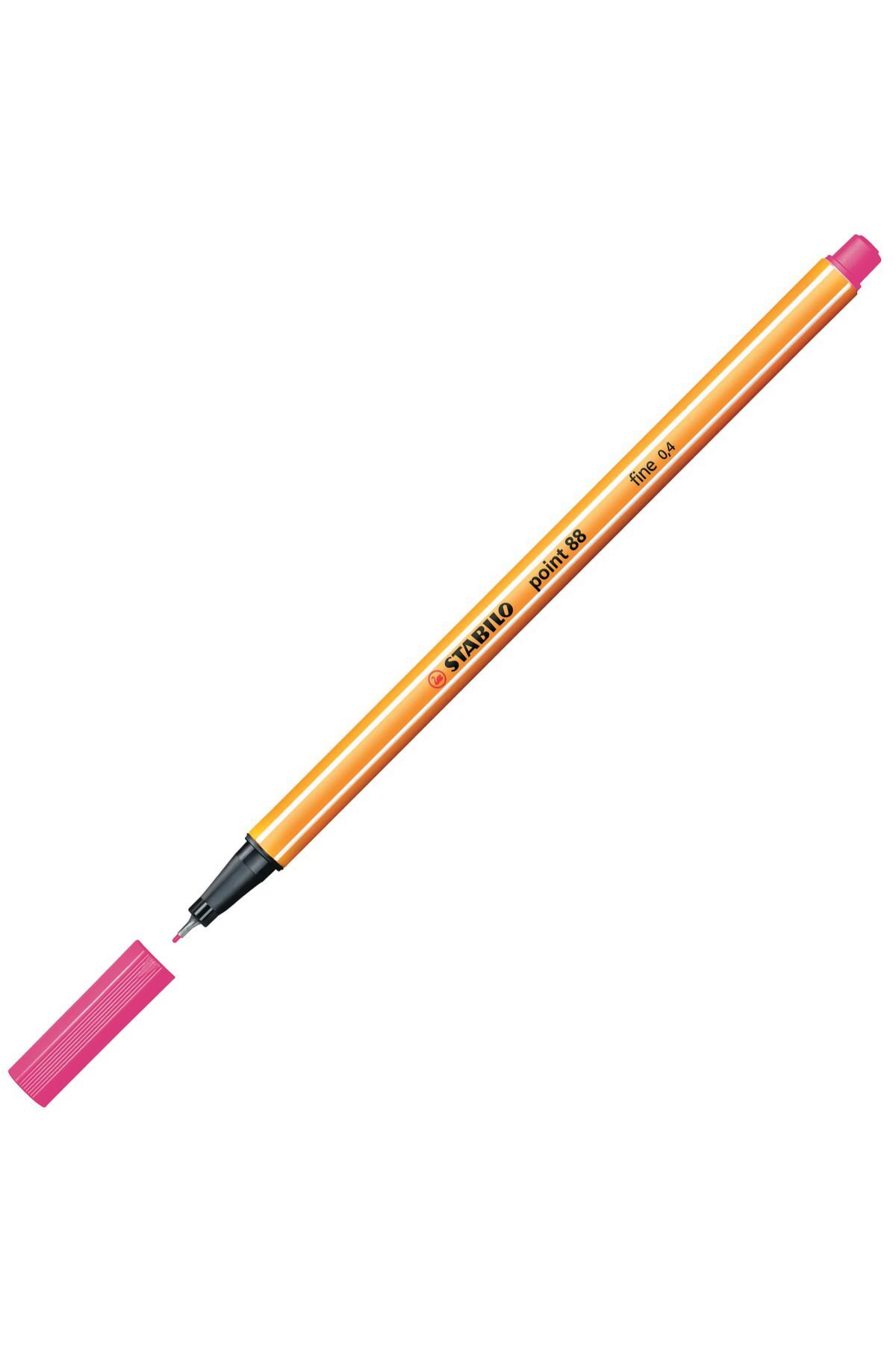 Point 88 Fineliner 0.4mm Keçe Uçlu Kalem 88/056 Floresan Pembe