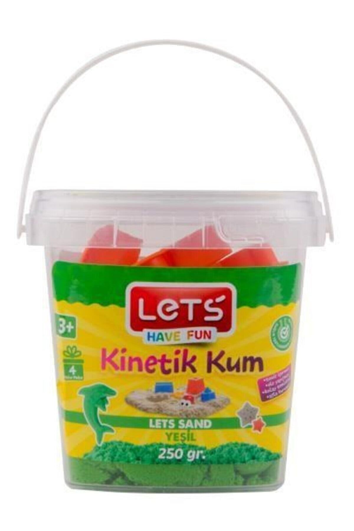 Kinetik Kum Yeşil Plastik Kutu 250 gr.