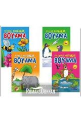 Hayvanlar Boyama (4 Kitap Takım) & Okul Öncesi