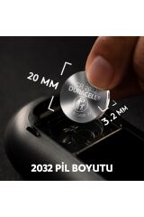 Özel 2032 Lityum Düğme Pil 3V, 2’li paket (DL2032/CR2032)