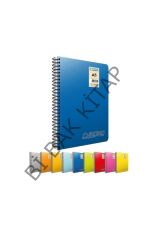 Gıpta Chromo Plastik Kapak Spiralli Defter A-5 120 Yaprak Kareli 3-1350000-2012